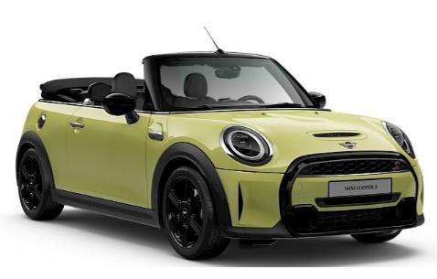 Mini Cooper Cabrio — convertible rental in Corfu, top-down driving