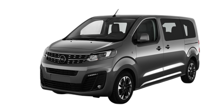 Opel Zafira Life — 9-seater minibus rental in Corfu