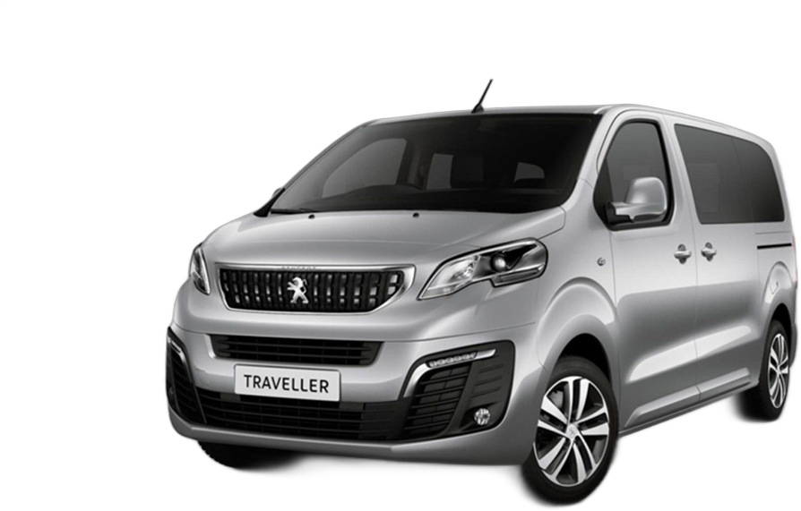 Peugeot Traveller — 9-seater minibus rental in Corfu